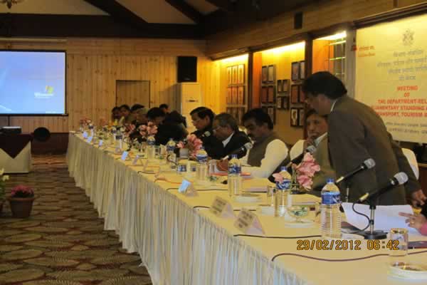 स्थाई समिति दौरा सिक्किम